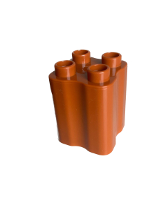 Lego Duplo sloupek nugátový vlnitý